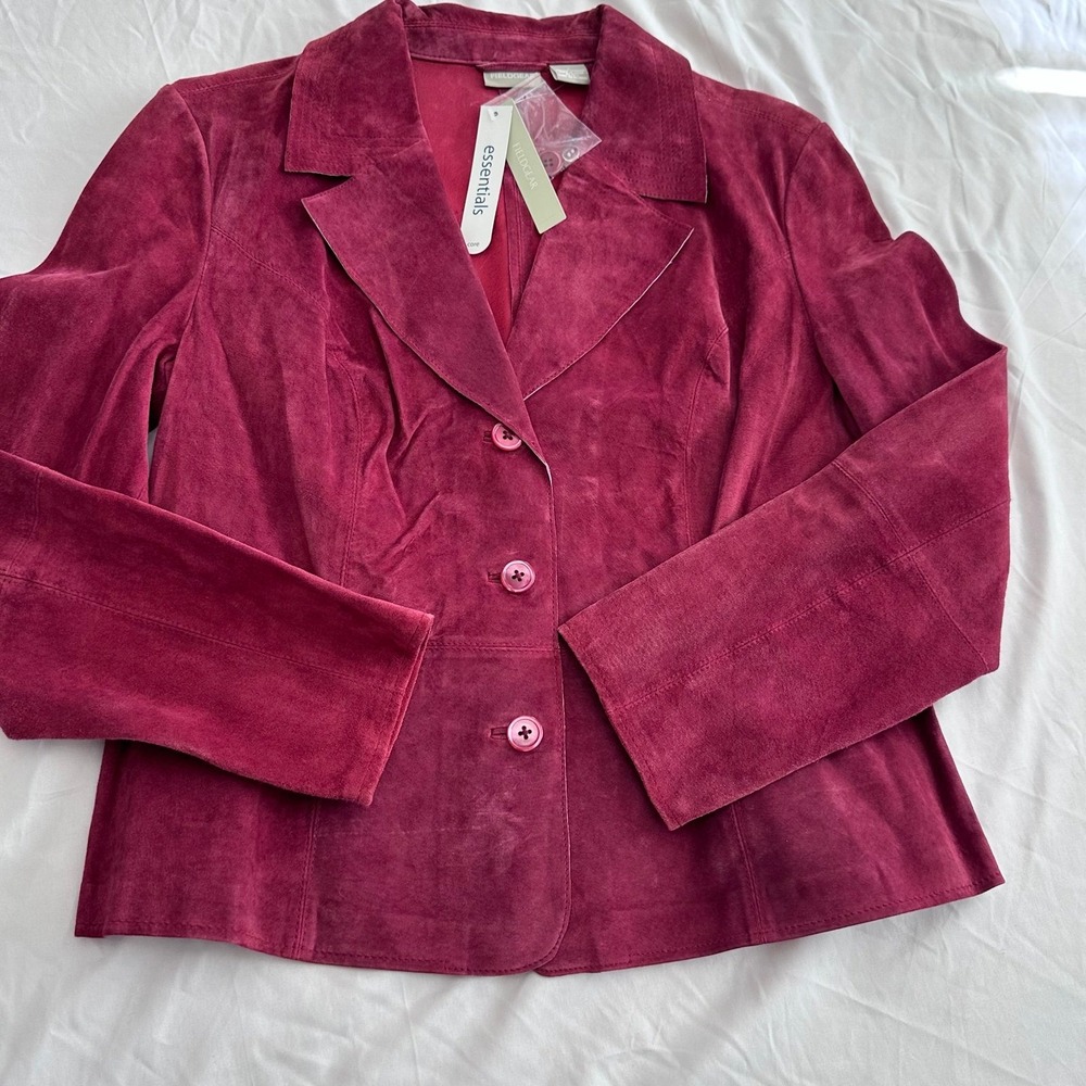 Vintage 90s Suede Field Gear‎ Cropped Jacket